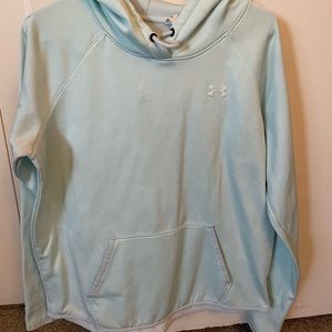 Light blue large under armour sweatshirt